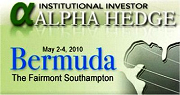 Institutional Investor's Alpha Hedge 16th Annual Global Hedge Fund Summit Logo